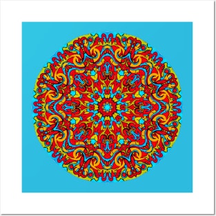 Abstract Mandala Posters and Art